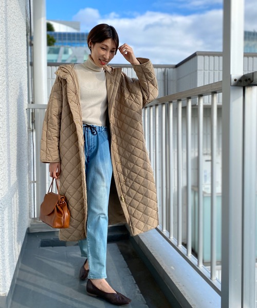 un dix cors（アンディコール）の「大人の日常着インナー　リブタートル（ニット/セーター・レディース・オフホワイト/ブラック/グレー・FREE）」の12枚目の写真