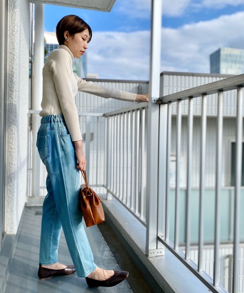 un dix cors（アンディコール）の「大人の日常着インナー　リブタートル（ニット/セーター・レディース・オフホワイト/ブラック/グレー・FREE）」の11枚目の写真