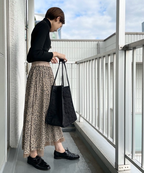 un dix cors（アンディコール）の「大人の日常着インナー　リブタートル（ニット/セーター・レディース・オフホワイト/ブラック/グレー・FREE）」の17枚目の写真