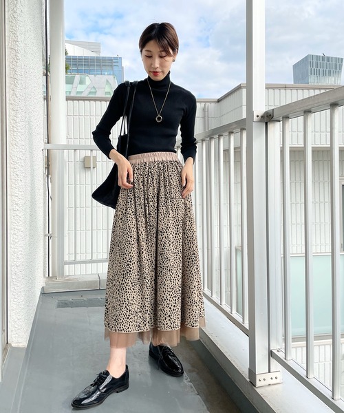 un dix cors（アンディコール）の「大人の日常着インナー　リブタートル（ニット/セーター・レディース・オフホワイト/ブラック/グレー・FREE）」の15枚目の写真