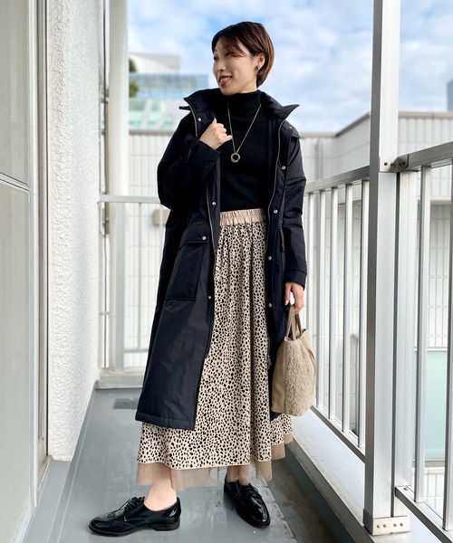 un dix cors（アンディコール）の「大人の日常着インナー　リブタートル（ニット/セーター・レディース・オフホワイト/ブラック/グレー・FREE）」の18枚目の写真