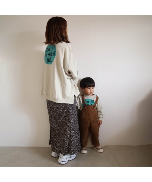 BREEZE by yumi.（ブリーズバイユミ）の「WEB限定グラフィックトレーナー 【BREEZE by yumi.】（スウェット・キッズ・アイボリー/マスタード/チャコール/パープル/グリーン・100/110/140/90/130/80/120）」の10枚目の写真