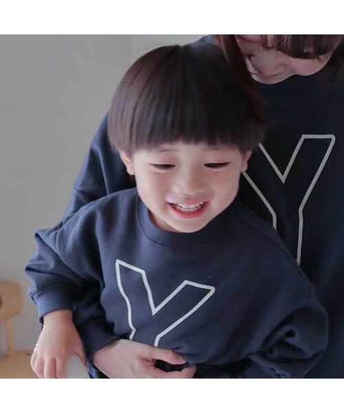 BREEZE by yumi.（ブリーズバイユミ）の「WEB限定グラフィックトレーナー 【BREEZE by yumi.】（スウェット・キッズ・アイボリー/マスタード/チャコール/パープル/グリーン・100/110/140/90/130/80/120）」の16枚目の写真