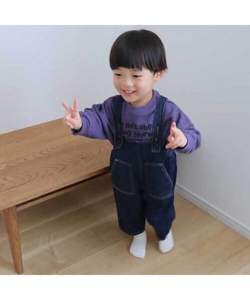 BREEZE by yumi.（ブリーズバイユミ）の「WEB限定グラフィックトレーナー 【BREEZE by yumi.】（スウェット・キッズ・アイボリー/マスタード/チャコール/パープル/グリーン・100/110/140/90/130/80/120）」の14枚目の写真