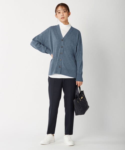 J.PRESS(ジェイプレス)の「【洗える】チェルビック テーパード パンツ(その他パンツ・レディース・ライトグレー系/ダークブラウン系/ネイビー系・11/7/13/9)」の9枚目の写真
