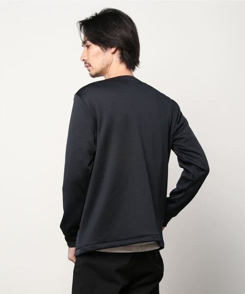 Beno（ビーノ）の「ダウン80% ノーカラー インナー ダウン ジャケット（ダウンジャケット/コート・メンズ・ネイビー/ブラック/グレー系カモフラージュ/チャコールグレー/カーキ/ベージュ・M/LL/L/XL）」の8枚目の写真