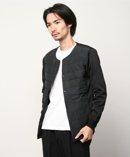 Beno（ビーノ）の「ダウン80% ノーカラー インナー ダウン ジャケット（ダウンジャケット/コート・メンズ・ネイビー/ブラック/グレー系カモフラージュ/チャコールグレー/カーキ/ベージュ・M/LL/L/XL）」の17枚目の写真