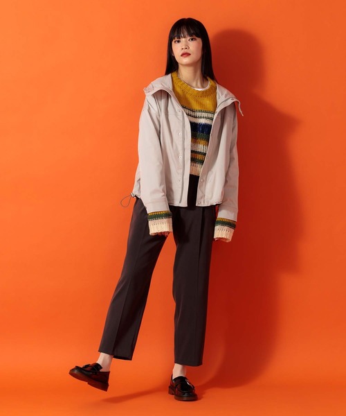 Anside(アンサイド)の「モヘアタッチ×ロービングヤーンプルオーバー(ニット/セーター・レディース・グリーン/イエロー/ベージュ・M)」の9枚目の写真