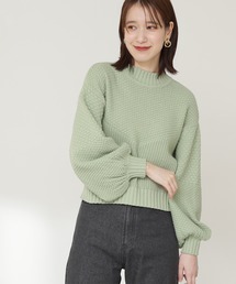 N.（N. Natural Beauty Basic） | ◆柄ＭＩＸニット(ニット/セーター)