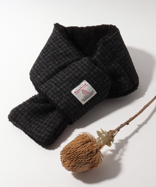 Harris Tweed ハリスツイード の Web限定 ハリスツイード生地使用 差し込みマフラー Harris Tweed ストール ショール Wear