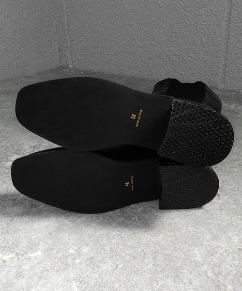 minia（ミニア）の「リブロング　◆（ブーツ・レディース・ブラック/ベージュ・S/M/L/LL）」の5枚目の写真