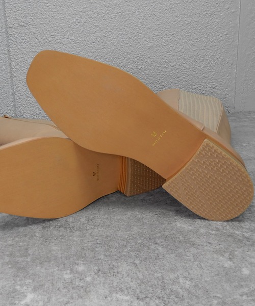 minia（ミニア）の「リブロング　◆（ブーツ・レディース・ブラック/ベージュ・S/M/L/LL）」の21枚目の写真