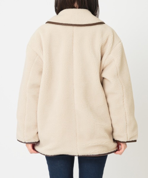 JOURNAL STANDARD relume（ジャーナルスタンダード　レリューム）の「エコムートンブルゾン◆（ブルゾン・レディース・ナチュラル・SMALL/MEDIUM）」の19枚目の写真