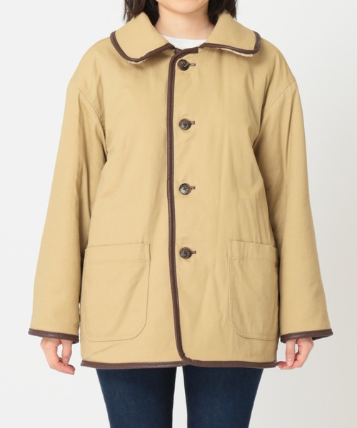 JOURNAL STANDARD relume（ジャーナルスタンダード　レリューム）の「エコムートンブルゾン◆（ブルゾン・レディース・ナチュラル・SMALL/MEDIUM）」の9枚目の写真