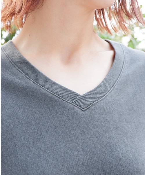 MANASTASH(マナスタッシュ)の「MANASTASH/マナスタッシュ W's PIGMENT FLARE DRESS ウィメンズ ピグメントフレアワンピース(ワンピース・レディース・ブラック/ベージュ/グリーン・MEDIUM)」の4枚目の写真