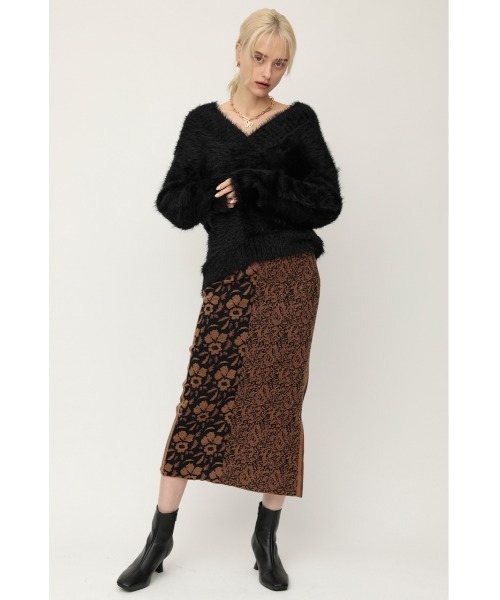 SLY（スライ）の「MINK LIKE V/N SWEATER ミンクライク Vネック