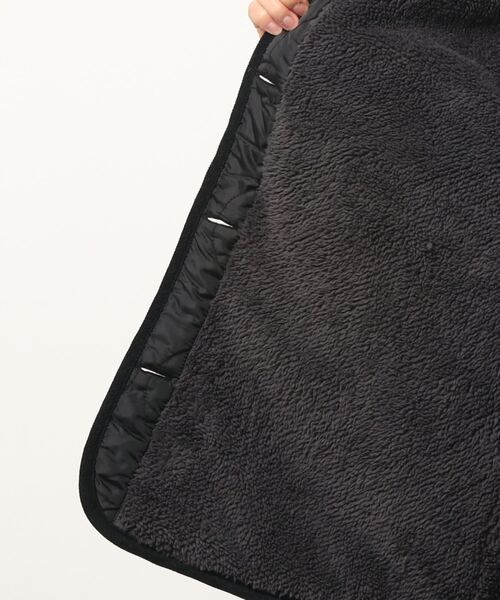 Samansa Mos2（サマンサ モスモス）の「ノーカラーボアキルトコート（ノーカラーコート・レディース・ベージュ/キナリ/ブラック/カーキ・ﾌﾘ-）」の6枚目の写真