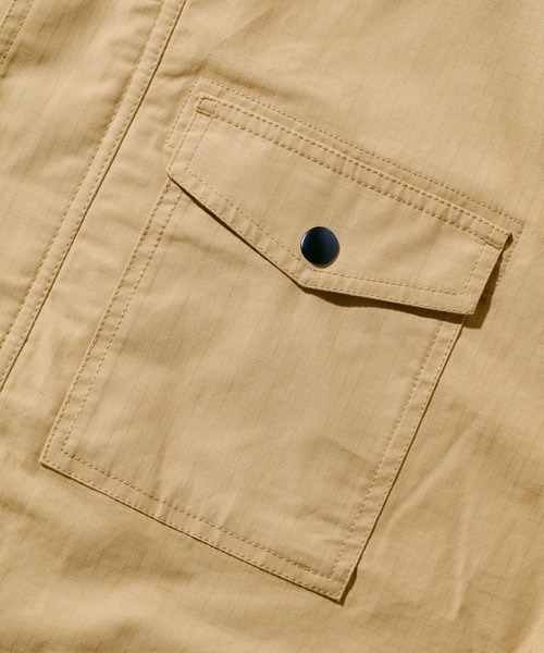 XLARGE（エクストララージ）の「MILITARY RIPSTOP JACKET（ミリタリージャケット・メンズ・ブラック/ベージュ/オリーブ・S/M/L/XL）」の8枚目の写真