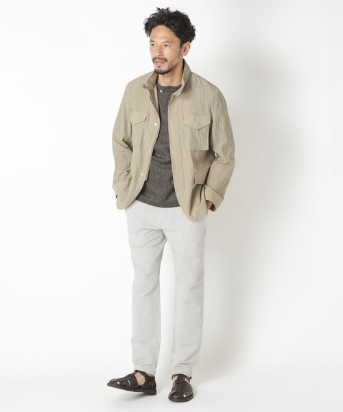 MEN'S BIGI（メンズビギ）の「【COOLMAX】ハイゲージサッカーイージーパンツ（その他パンツ・メンズ・ネイビー/グレー・02/03）」の3枚目の写真