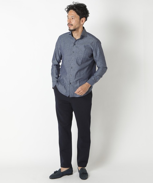 MEN'S BIGI（メンズビギ）の「【COOLMAX】ハイゲージサッカーイージーパンツ（その他パンツ・メンズ・ネイビー/グレー・02/03）」の4枚目の写真