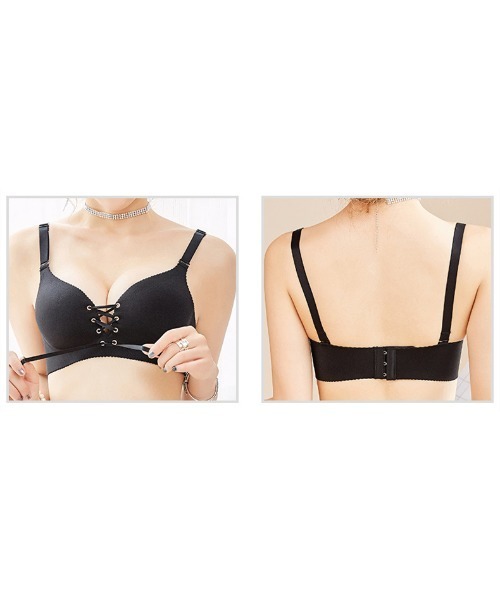 おしゃれスタ(オシャレスタ)の「ナイトブラ・ノンワイヤ―バックホック【補正下着】(ナイトブラ・レディース・ブラック/ベージュ/レッド/ピンク/ワイン・S/L/XL/XS/XXL/XXS/M)」の19枚目の写真