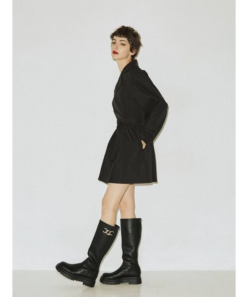 jouetie（ジュエティ）の「ピコレーストレンチミニワンピース（ワンピース・レディース・ブラック/ベージュ/ピンク/ブルー・MEDIUM）」の13枚目の写真