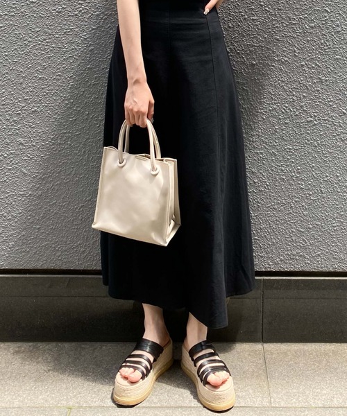 archives（アルシーヴ）の「ソフト合皮バッグ（トートバッグ・レディース・ブラック/グリーン/アイボリー・FREE）」の22枚目の写真