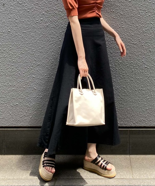 archives（アルシーヴ）の「ソフト合皮バッグ（トートバッグ・レディース・ブラック/グリーン/アイボリー・FREE）」の21枚目の写真