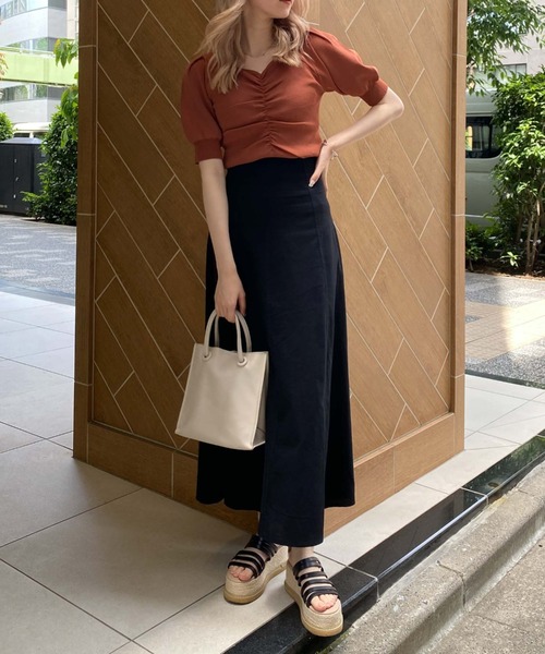 archives（アルシーヴ）の「ソフト合皮バッグ（トートバッグ・レディース・ブラック/グリーン/アイボリー・FREE）」の18枚目の写真