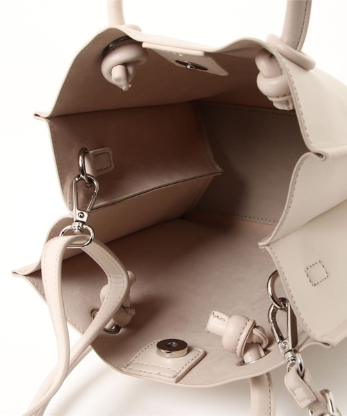 archives（アルシーヴ）の「ソフト合皮バッグ（トートバッグ・レディース・ブラック/グリーン/アイボリー・FREE）」の14枚目の写真