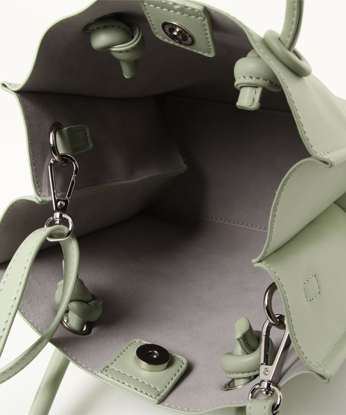 archives（アルシーヴ）の「ソフト合皮バッグ（トートバッグ・レディース・ブラック/グリーン/アイボリー・FREE）」の13枚目の写真