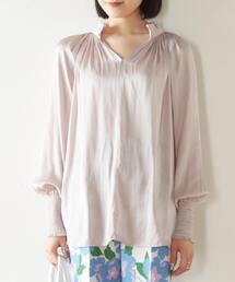 Tiara | ヴィンテージサテン2WAYブラウス(シャツ/ブラウス)