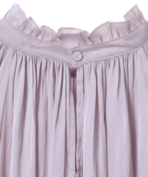 Tiara(ティアラ)の「ヴィンテージサテン2WAYブラウス(シャツ/ブラウス・レディース・グレー/アイボリー/ピンク系その他/シャーベット/ホワイト・FREE)」の8枚目の写真