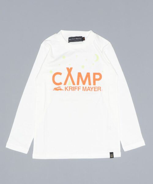 KRIFF MAYER Kid's Collection(クリフメイヤーキッズコレクション)の「光るバラエロンTEE(CAMP)(Tシャツ/カットソー・キッズ・オフホワイト/オリーブ/オートミール/チャコール・120/130/140/150/160/170)」の17枚目の写真