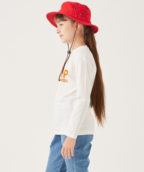 KRIFF MAYER Kid's Collection(クリフメイヤーキッズコレクション)の「光るバラエロンTEE(CAMP)(Tシャツ/カットソー・キッズ・オフホワイト/オリーブ/オートミール/チャコール・120/130/140/150/160/170)」の6枚目の写真