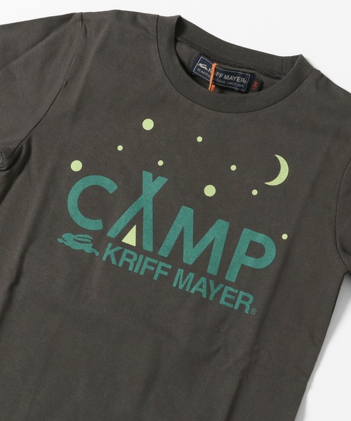 KRIFF MAYER Kid's Collection(クリフメイヤーキッズコレクション)の「光るバラエロンTEE(CAMP)(Tシャツ/カットソー・キッズ・オフホワイト/オリーブ/オートミール/チャコール・120/130/140/150/160/170)」の8枚目の写真