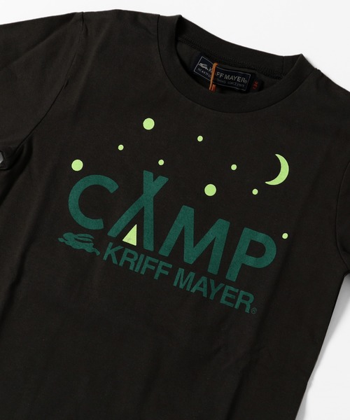 KRIFF MAYER Kid's Collection(クリフメイヤーキッズコレクション)の「光るバラエロンTEE(CAMP)(Tシャツ/カットソー・キッズ・オフホワイト/オリーブ/オートミール/チャコール・120/130/140/150/160/170)」の9枚目の写真