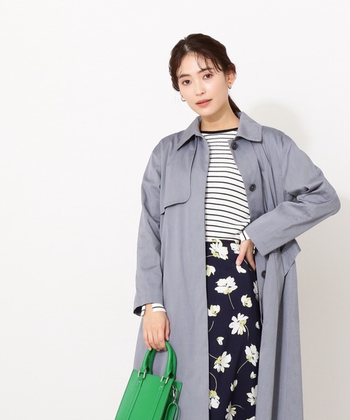 NATURAL BEAUTY BASIC（ナチュラルビューティーベーシック）の「ボタンスリーブリブニット（ニット/セーター・レディース・ホワイト系その他/グレー/イエロー・MEDIUM）」の18枚目の写真