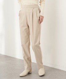 タックテーパードパンツ*