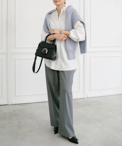 リバイバル】パール釦オーバーサイズシャツ Emma Taylor│STYLEDOOR