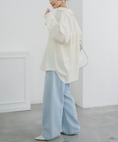 セール】【リバイバル】パール釦オーバーサイズシャツ（シャツ