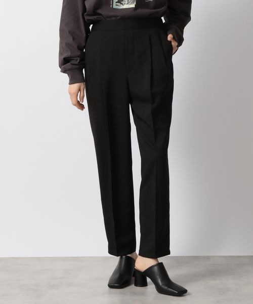 LOWRYS FARM（ローリーズファーム）の「ラクビテーパードパンツ　265283（その他パンツ・レディース・ブラック/ブラウン/グリーン/アイボリー・SMALL/MEDIUM/LARGE）」の2枚目の写真