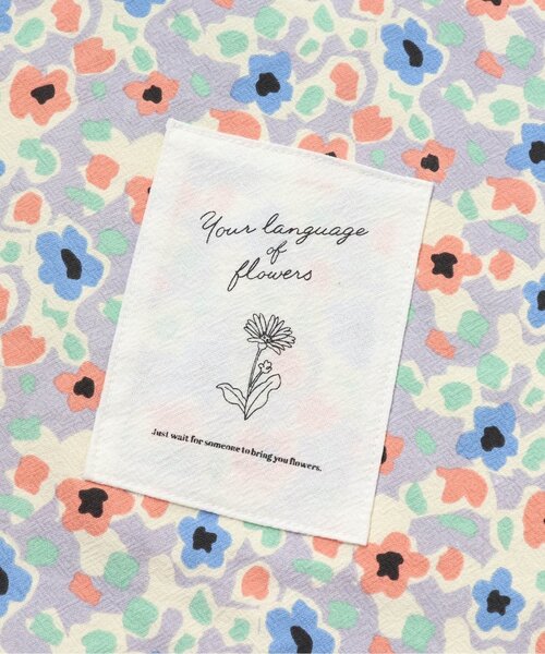 BREEZE（ブリーズ）の「/花柄トートバッグ（トートバッグ・キッズ・ラベンダー/ベージュ/キナリ・FREE）」の12枚目の写真