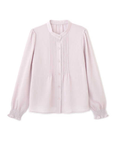 PROPORTION BODY DRESSING（プロポーションボディドレッシング）の「ピンタックブラウス / 1212110200（シャツ/ブラウス・レディース・グレー/ピンク/オフホワイト・MEDIUM/SMALL）」の12枚目の写真