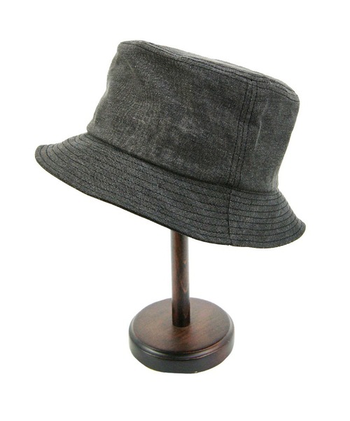 Ruben（ルーベン）の「【Ruben】WASHED BUCKET HAT / バケットハット（ハット・レディース・ブラック/パープル/グレー/ピンク/グリーン/マスタード・FREE）」の2枚目の写真