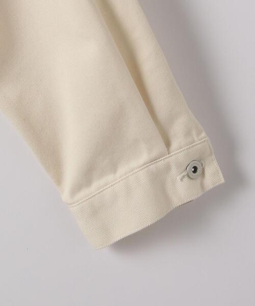 green label relaxing（グリーンレーベルリラクシング）の「オーガニックツイル TYPE-1 オフホワイト ジージャン（デニムジャケット・メンズ・オフホワイト・S/M/L/XL）」の10枚目の写真