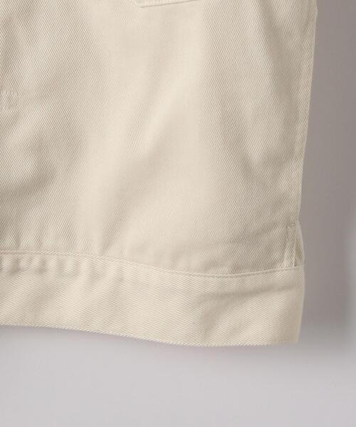 green label relaxing（グリーンレーベルリラクシング）の「オーガニックツイル TYPE-1 オフホワイト ジージャン（デニムジャケット・メンズ・オフホワイト・S/M/L/XL）」の11枚目の写真