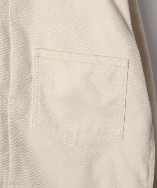 green label relaxing（グリーンレーベルリラクシング）の「オーガニックツイル TYPE-1 オフホワイト ジージャン（デニムジャケット・メンズ・オフホワイト・S/M/L/XL）」の12枚目の写真