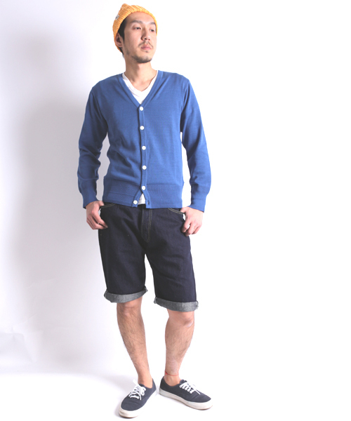 Denime(ドゥニーム)の「【Made in Japan】LINEN MIX 5P DENIM SHORT PANTS /リネンデニムショートパンツ(デニムパンツ・メンズ・インディゴブルー・LARGE/MEDIUM/SMALL)」の5枚目の写真