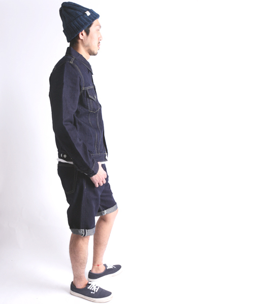 Denime(ドゥニーム)の「【Made in Japan】LINEN MIX 5P DENIM SHORT PANTS /リネンデニムショートパンツ(デニムパンツ・メンズ・インディゴブルー・LARGE/MEDIUM/SMALL)」の9枚目の写真